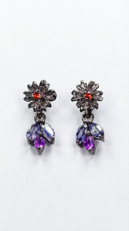 925 Silver Blue Iolite Earrings, main product image