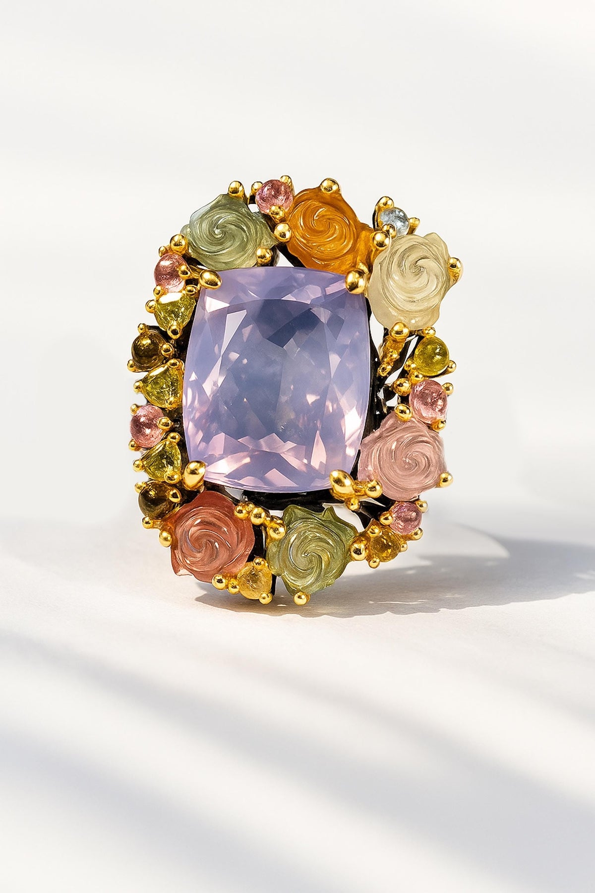 925 Sterling Silver Lavender Quartz Ring, main product image