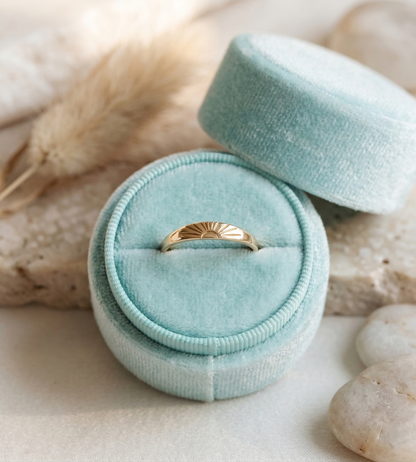 14K Gold Sunrise Ring