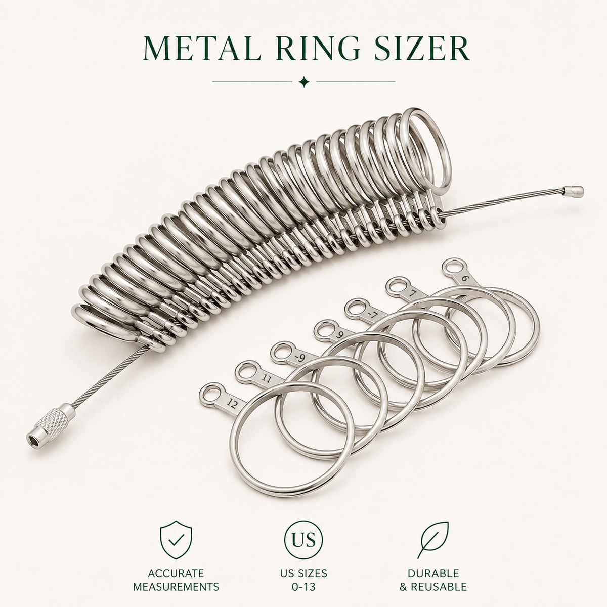 Professional Metal Ring Sizer