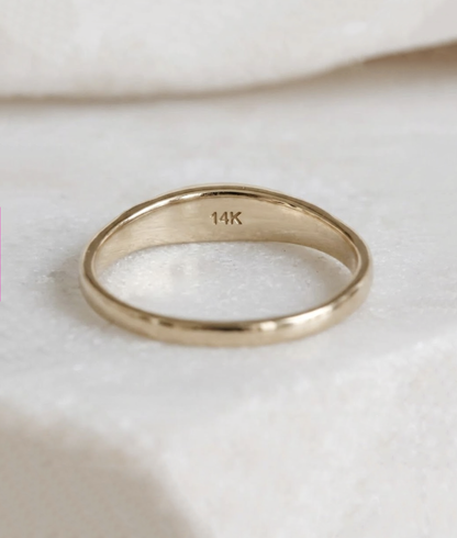 14K Gold Sunrise Ring