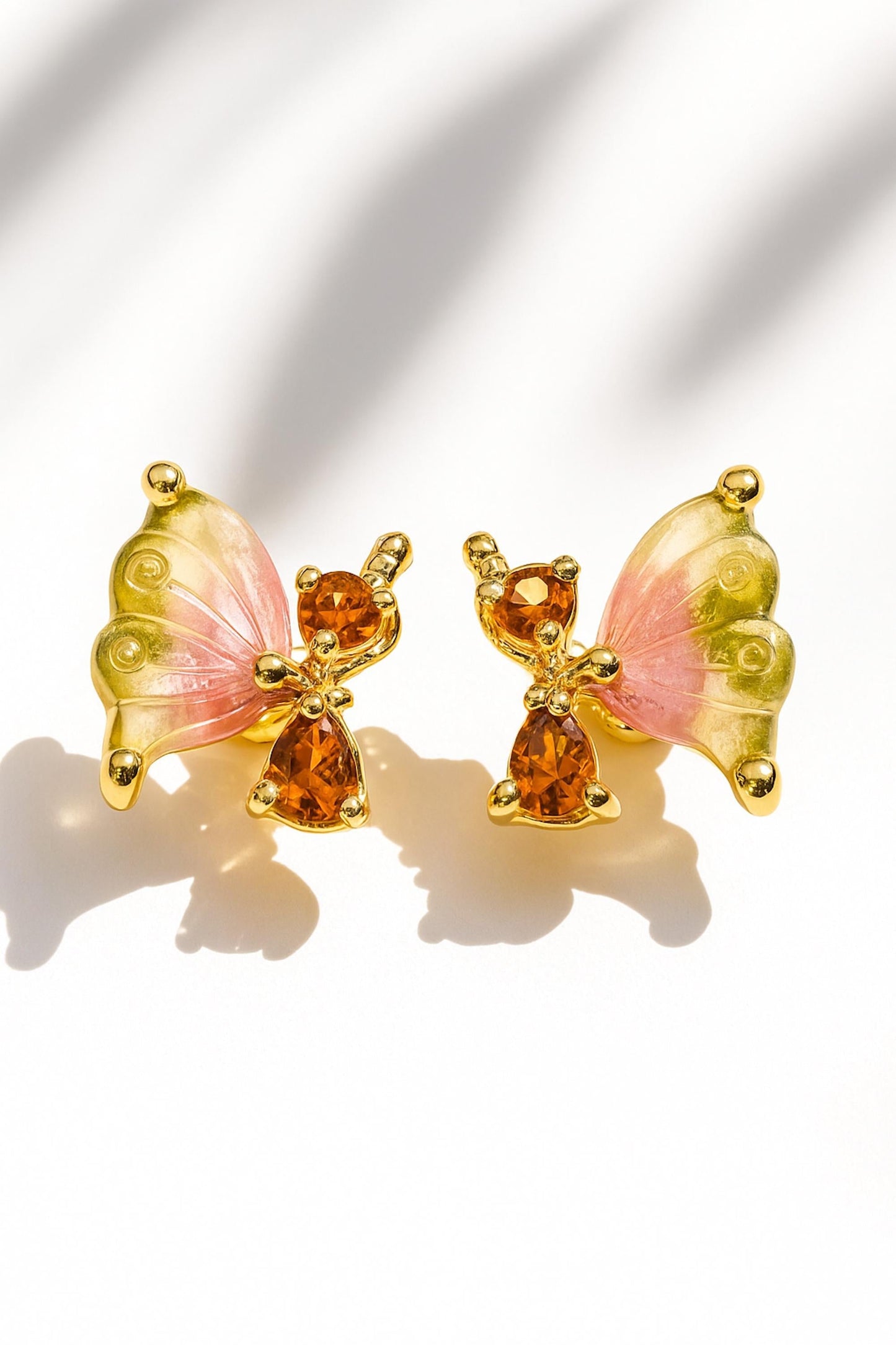 925 Sterling Silver Tourmaline Stud Earrings