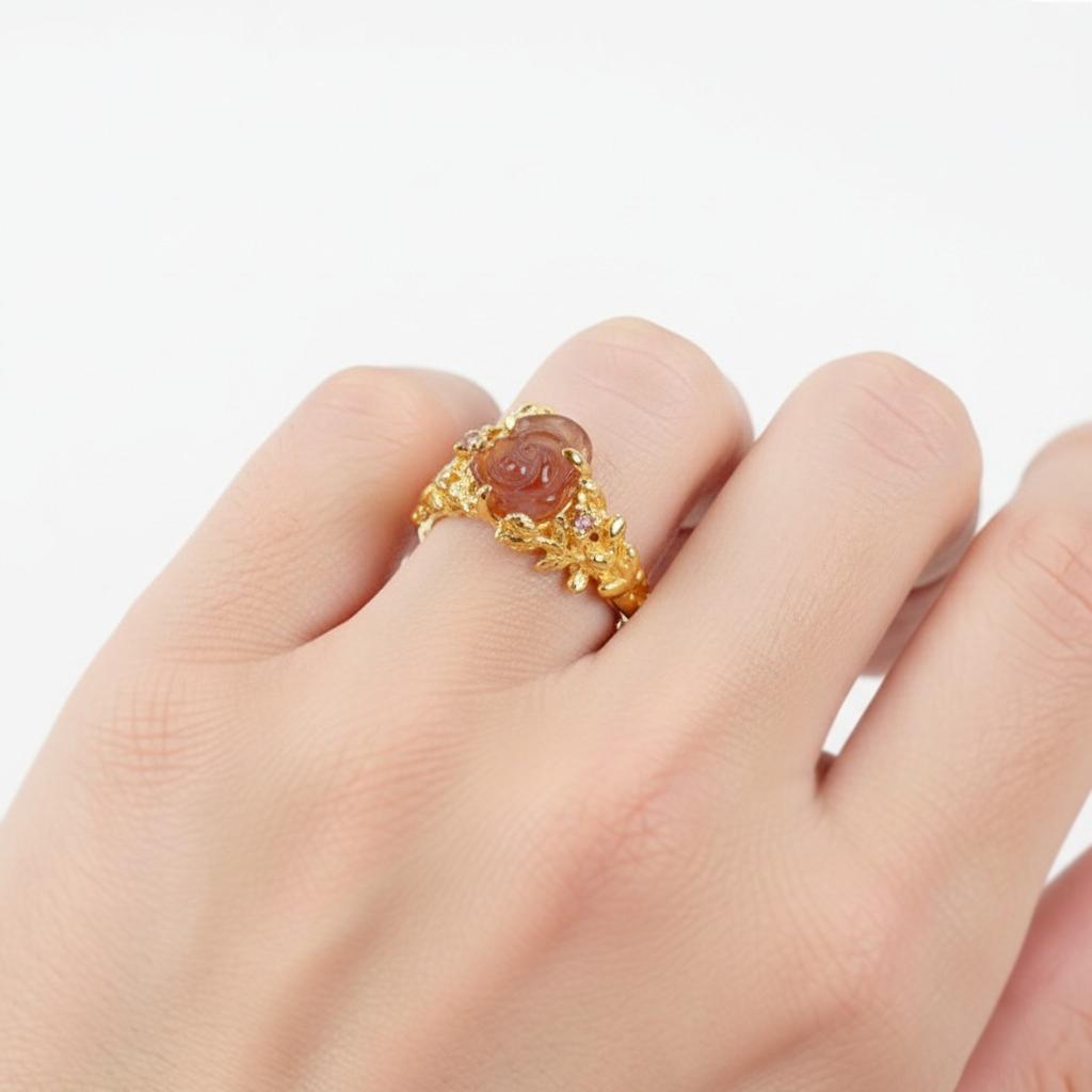 925 Sterling Silver Pink Tourmaline Ring