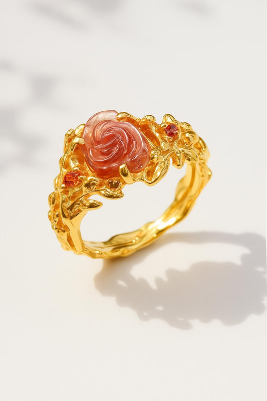 925 Sterling Silver Pink Tourmaline Ring