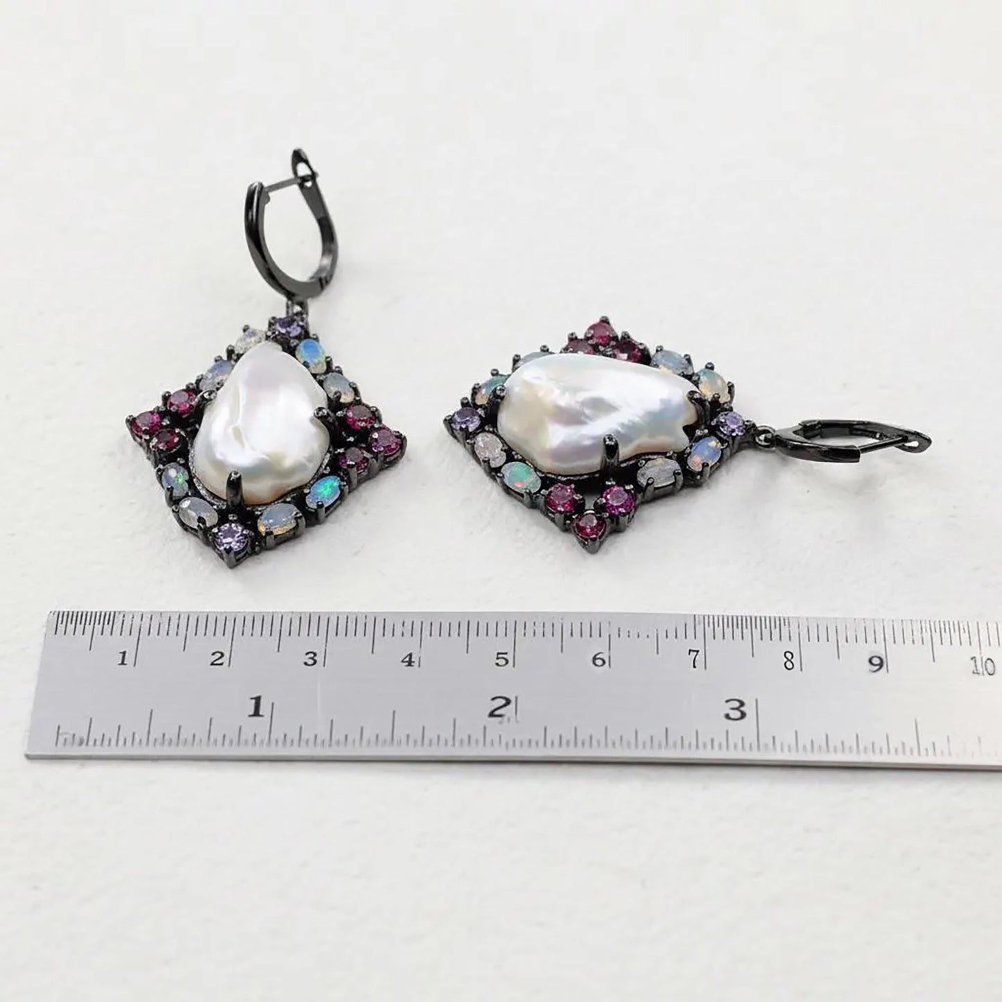 925 Sterling Silver Freshwater Pearl Dangle Earrings