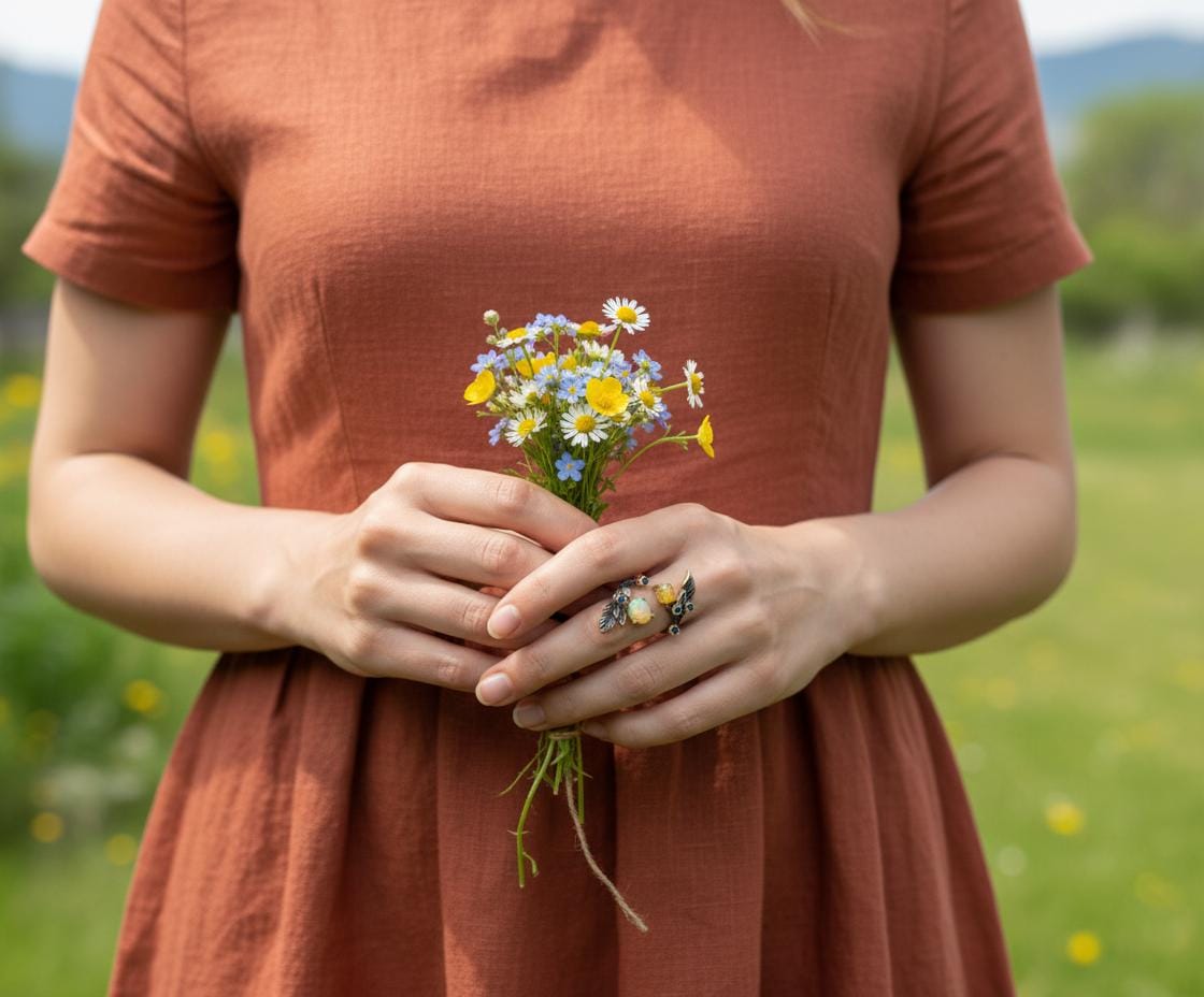 925 sterling silver fire opal black branch ring