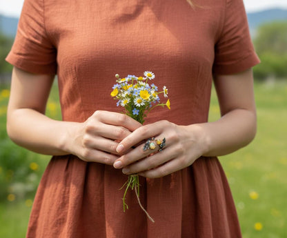 925 sterling silver fire opal black branch ring