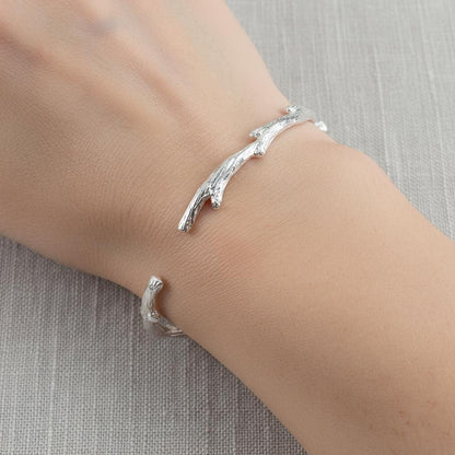 925 Sterling Silver Baroque Pearl Cuff Bracelet