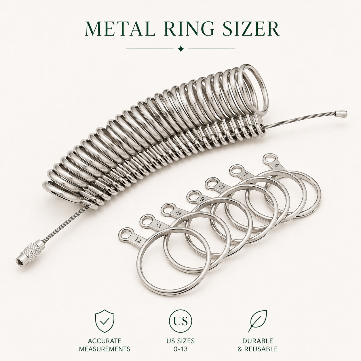 Professional Metal Ring Sizer
