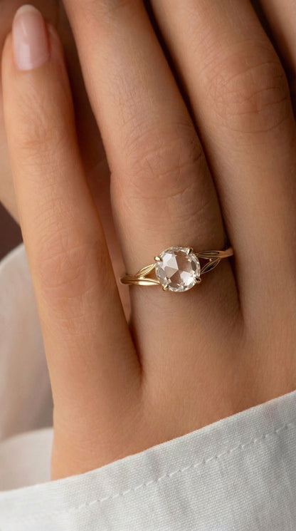 14K Gold Diamond Engagement Ring Set