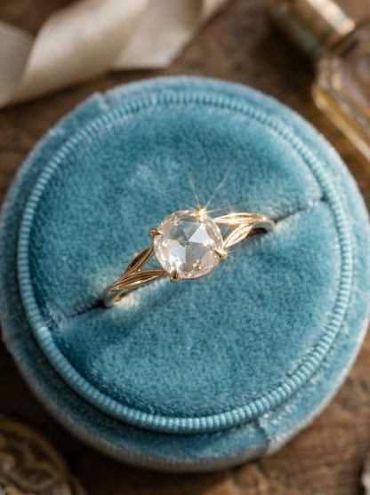 14K Gold Diamond Engagement Ring Set