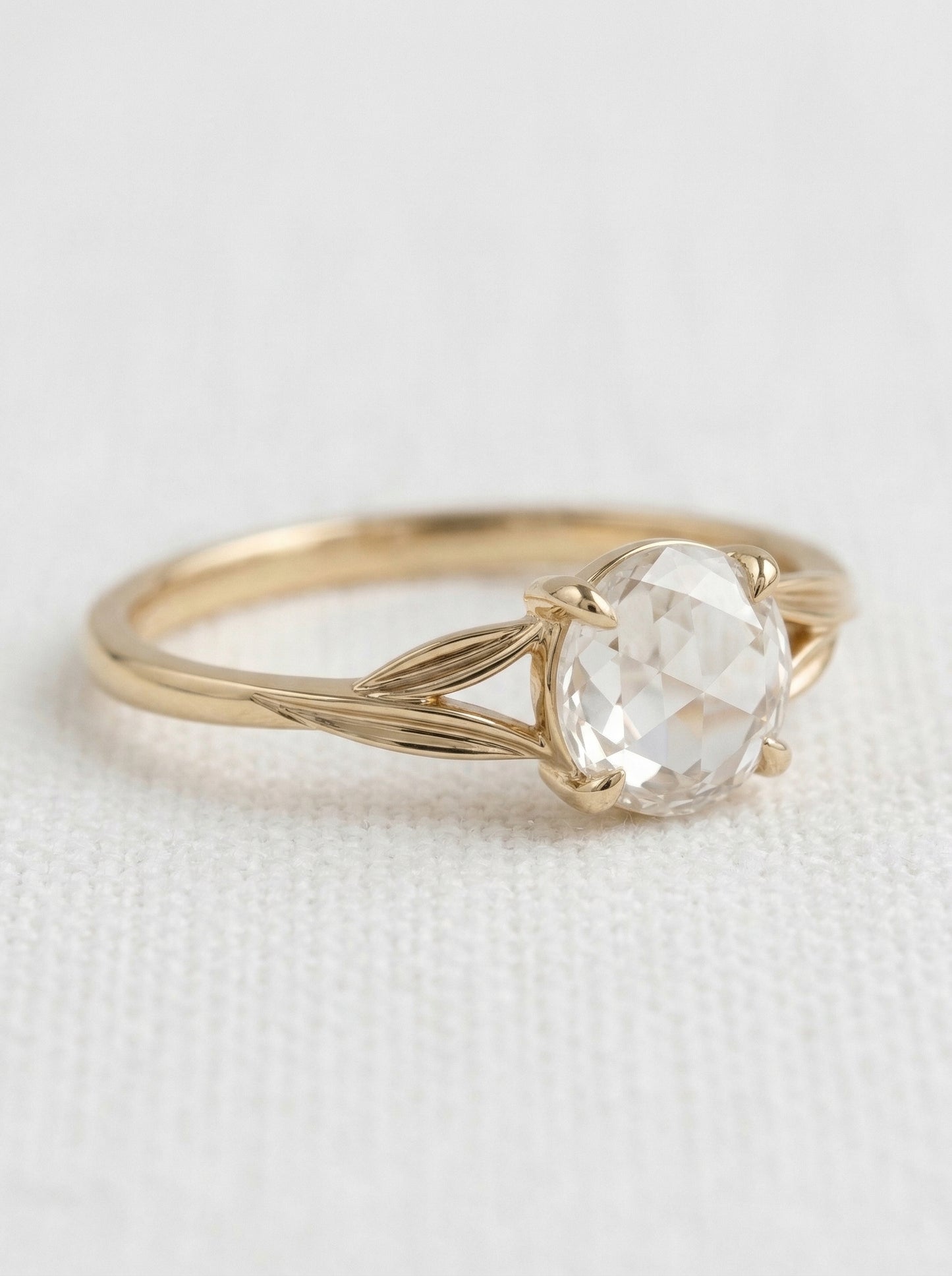 14K Gold Diamond Engagement Ring Set